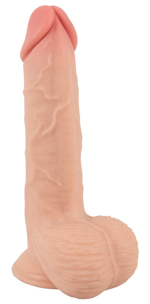 NATURE SKIN - DILDÓ BŐRREL - 19CM (NATÚR)
