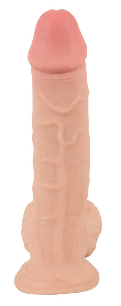 NATURE SKIN - DILDÓ BŐRREL - 19CM (NATÚR)