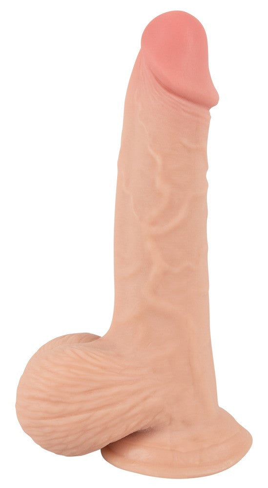 NATURE SKIN - DILDÓ BŐRREL - 19CM (NATÚR)