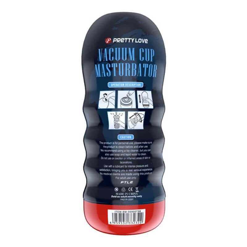 PRETTY LOVE VACUUM CUP - ÉLETHŰ MŰPUNCI MASZTURBÁTOR (NATÚR)