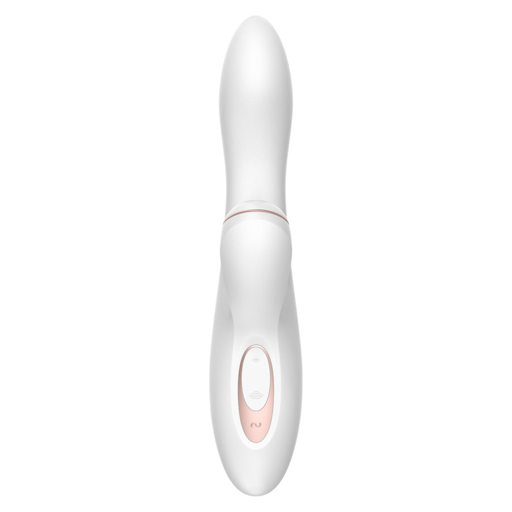 SATISFYER PRO+ G-SPOT - CSIKLÓIZGATÓ ÉS G-PONT VIBRÁTOR (FEHÉR)