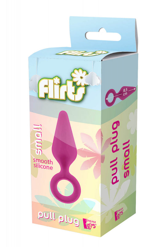 FLIRTS PULL PLUG - KICSI ANÁL DILDÓ (PINK)